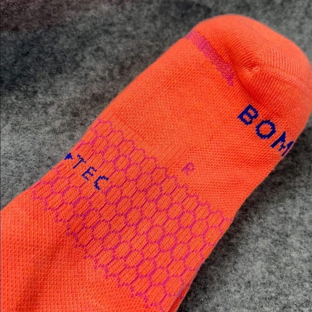 Bombas Hex Tec honeycomb Orange purple white Socks bundle of 3 Xl